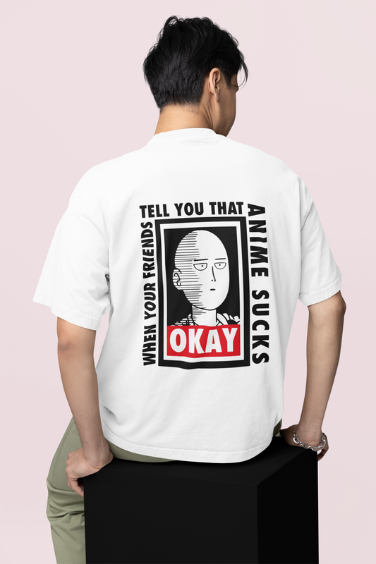 SAITAMA - ONE PUNCH MAN Premium Unisex Organic Oversize