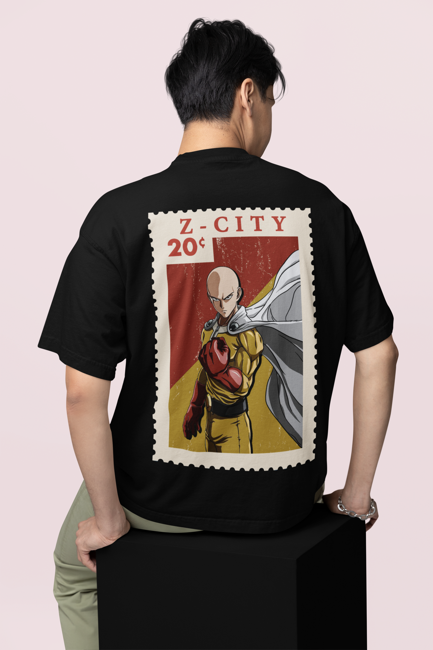 SAITAMA - ONE PUNCH MAN Z-CITY Premium Unisex Oversize T-Shirt