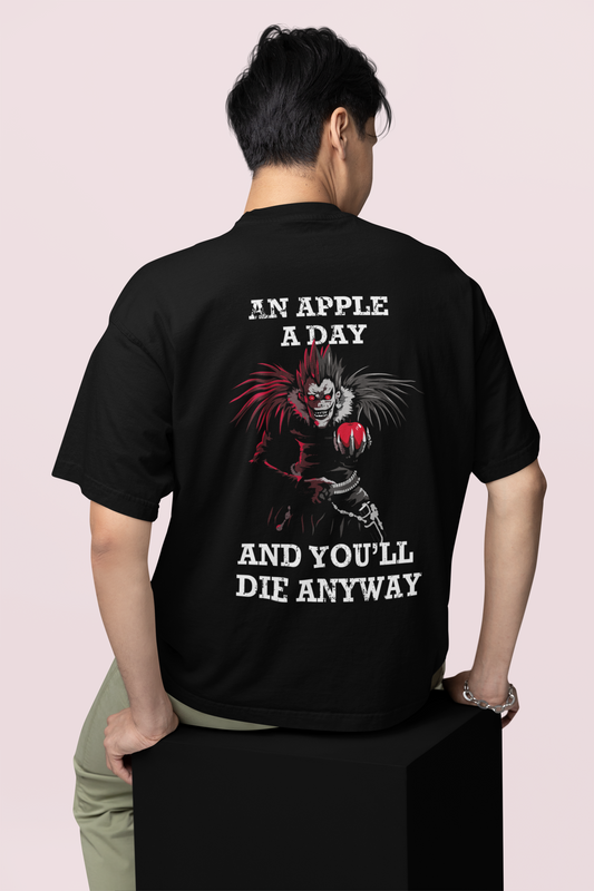 AN APPLE A DAY - RYUK - DEATH NOTE Premium Unisex Oversized Shirt