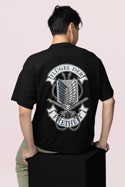 WINGS OF FREEDOM - AOT Unisex Oversized Shirt