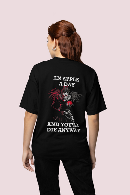 AN APPLE A DAY - RYUK - DEATH NOTE Premium Unisex Oversized Shirt