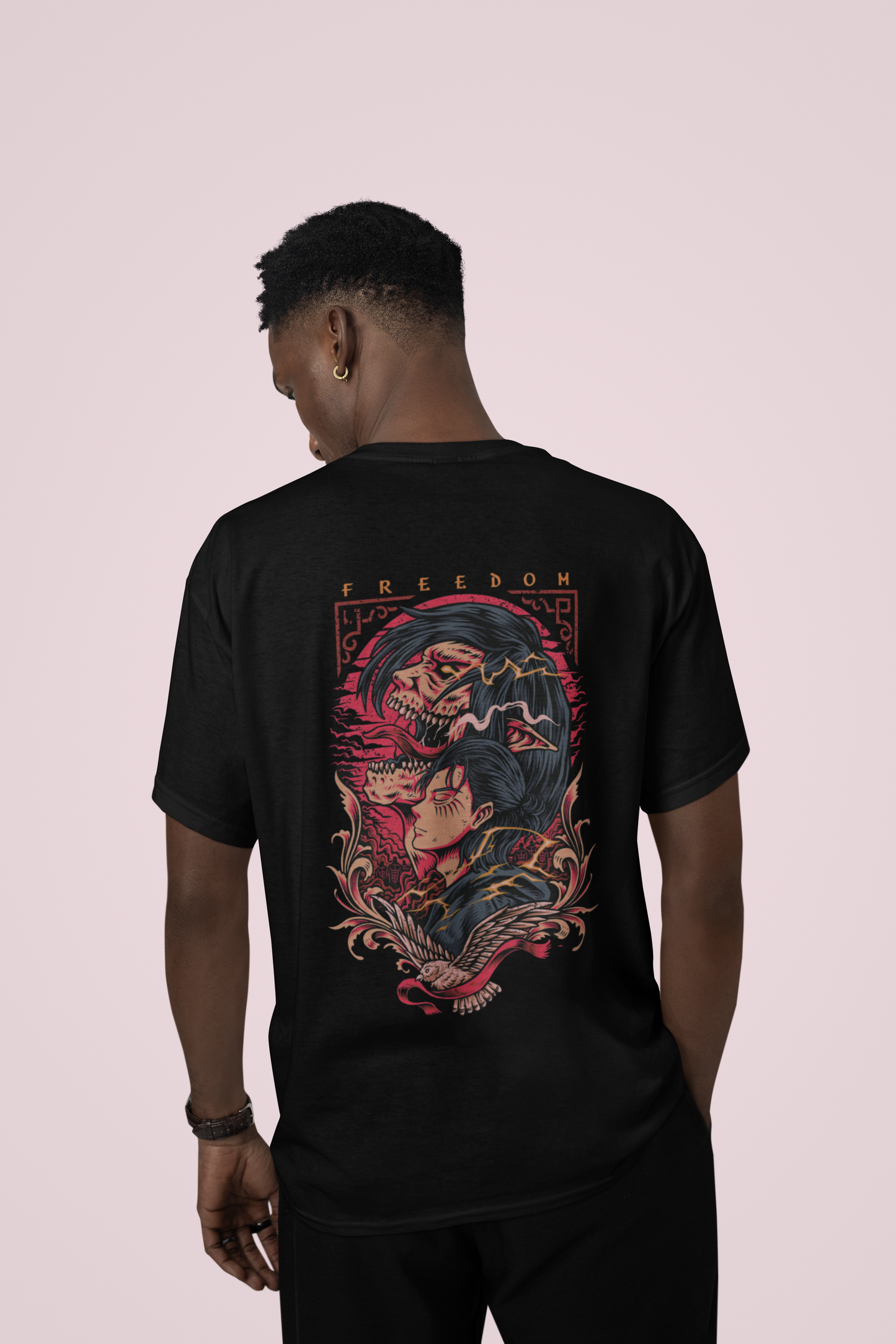 FREEDOM - ATTACK ON TITAN Premium Unisex Organic Oversize