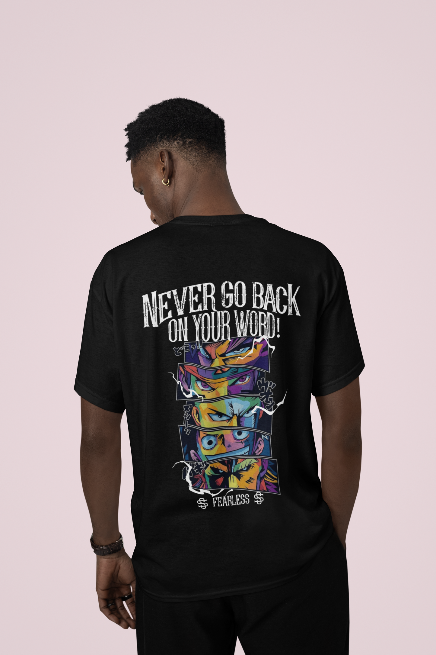 NEVER GO BACK - FEARLESS Premium Unisex Oversized Shirt