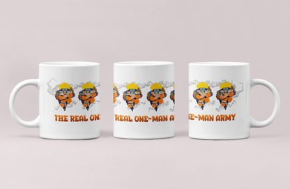 THE REAL ONE MAN ARMY - Naruto Mug